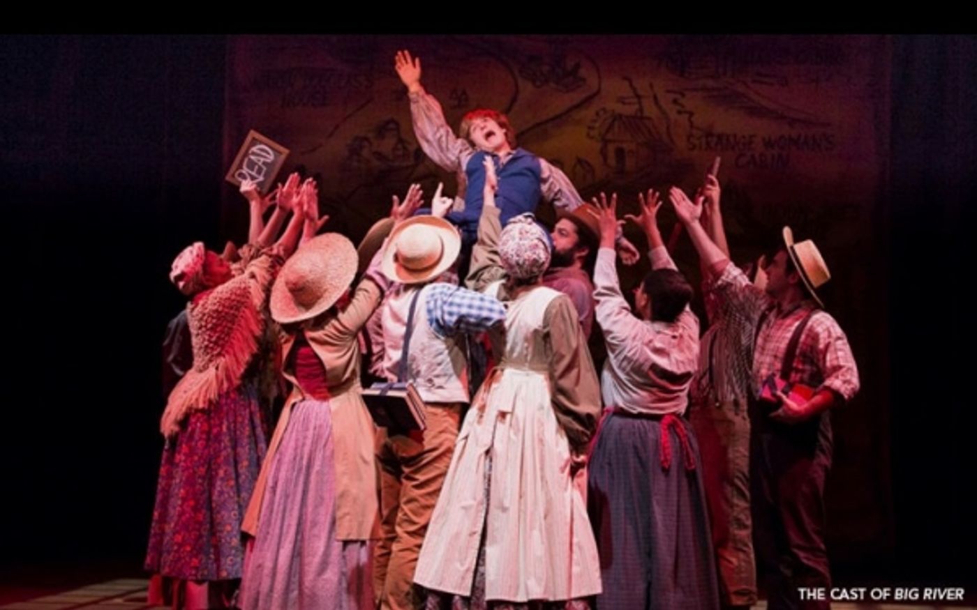 Photo Flash: First Look at Alex Goley, James Monroe Inglehart and More in TheatreWorks' BIG RIVER  Image