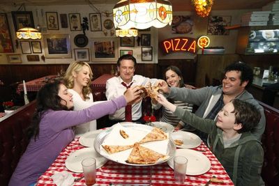 Josh Gad, Jenna Elfman, Amara Miller, Bill Pullman, Benjamin Stockham, Martha MacIsaa Photo