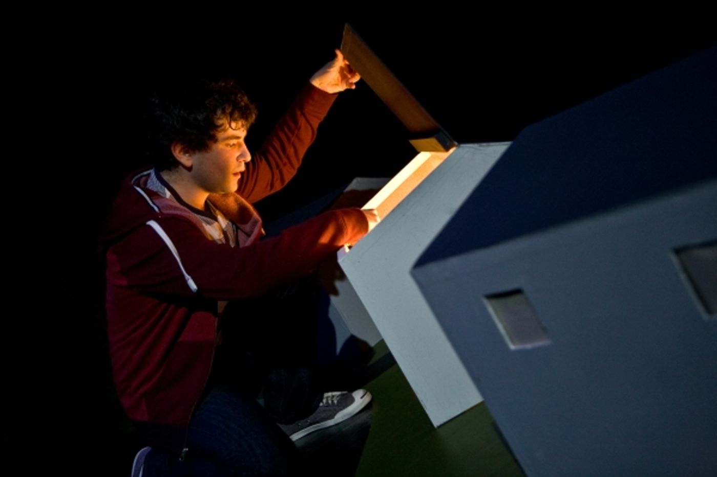 Photo Flash: First Look at Alex Brightman in The Hub Theatre's HOW I PAID FOR COLLEGE  Image