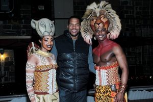 Chantel Riley, Michael Strahan, Andile Gumbi Photo