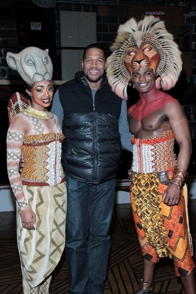 Chantel Riley, Michael Strahan, Andile Gumbi Photo