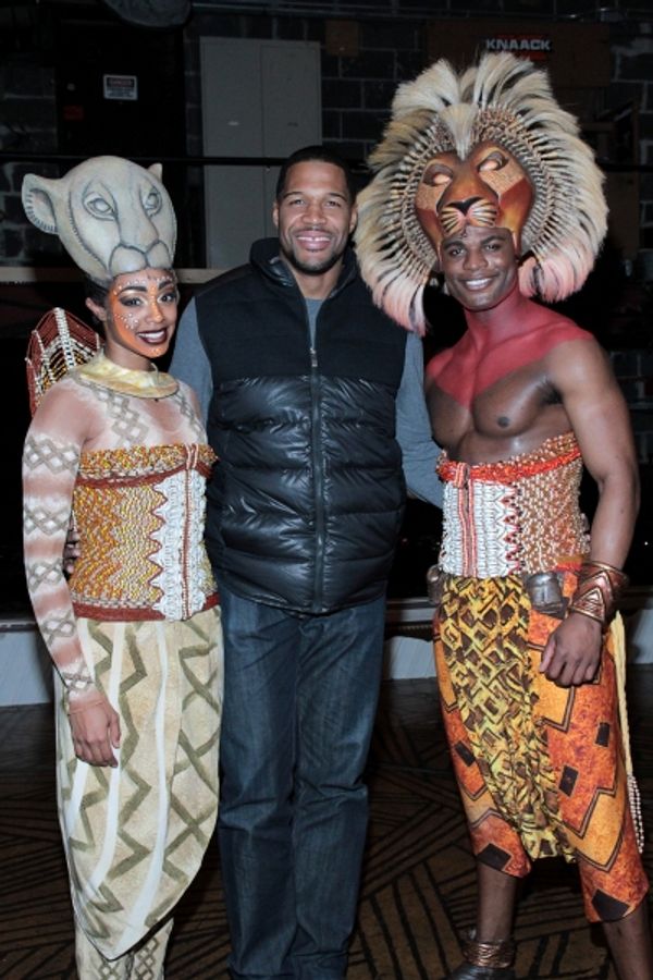 Chantel Riley, Michael Strahan, Andile Gumbi Photo