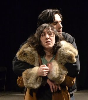  Julie Hammond and Matthew Dieckman struggle against their demons.  Photo by Kelli Pe Photo