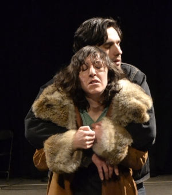  Julie Hammond and Matthew Dieckman struggle against their demons.  Photo by Kelli Pe Photo