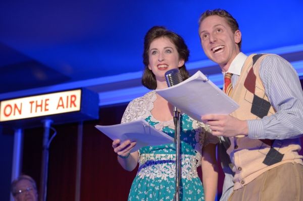 Amelia Hammond plays Mary Hatch and Trevor Pittinger plays George Bailey Photo