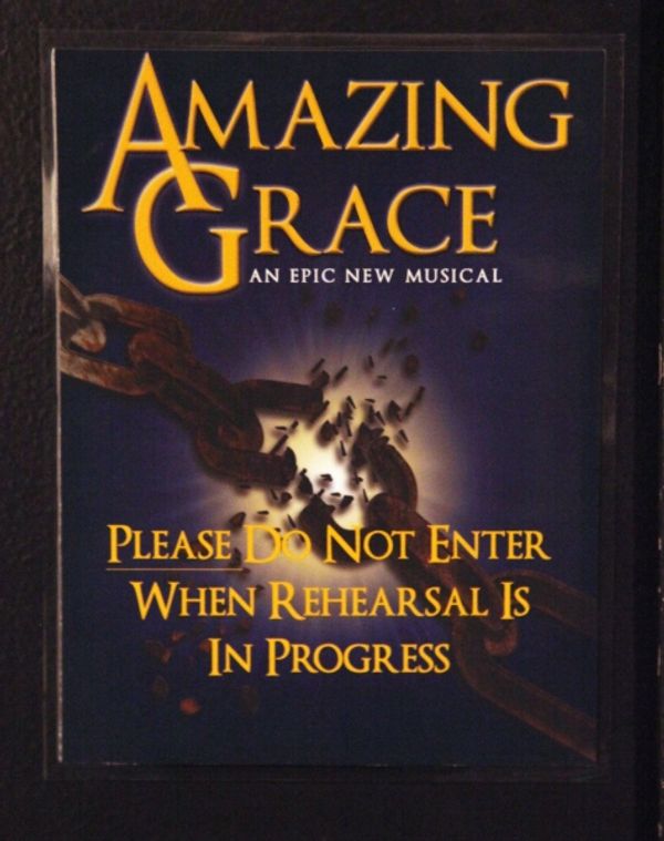 Robby Benson & Josh Young in Rehearsal for 'Amazing Grace - The Epic Musical'  Photo