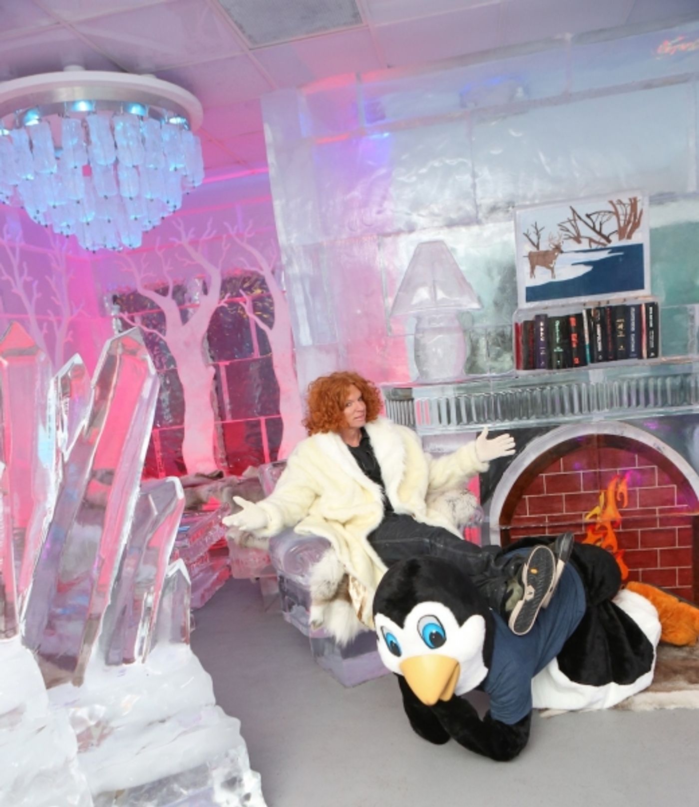 Photo Flash: Carrot Top, Michael Godard and More at Minus5 Ice Bar's Winter Wonderland Experience  Image