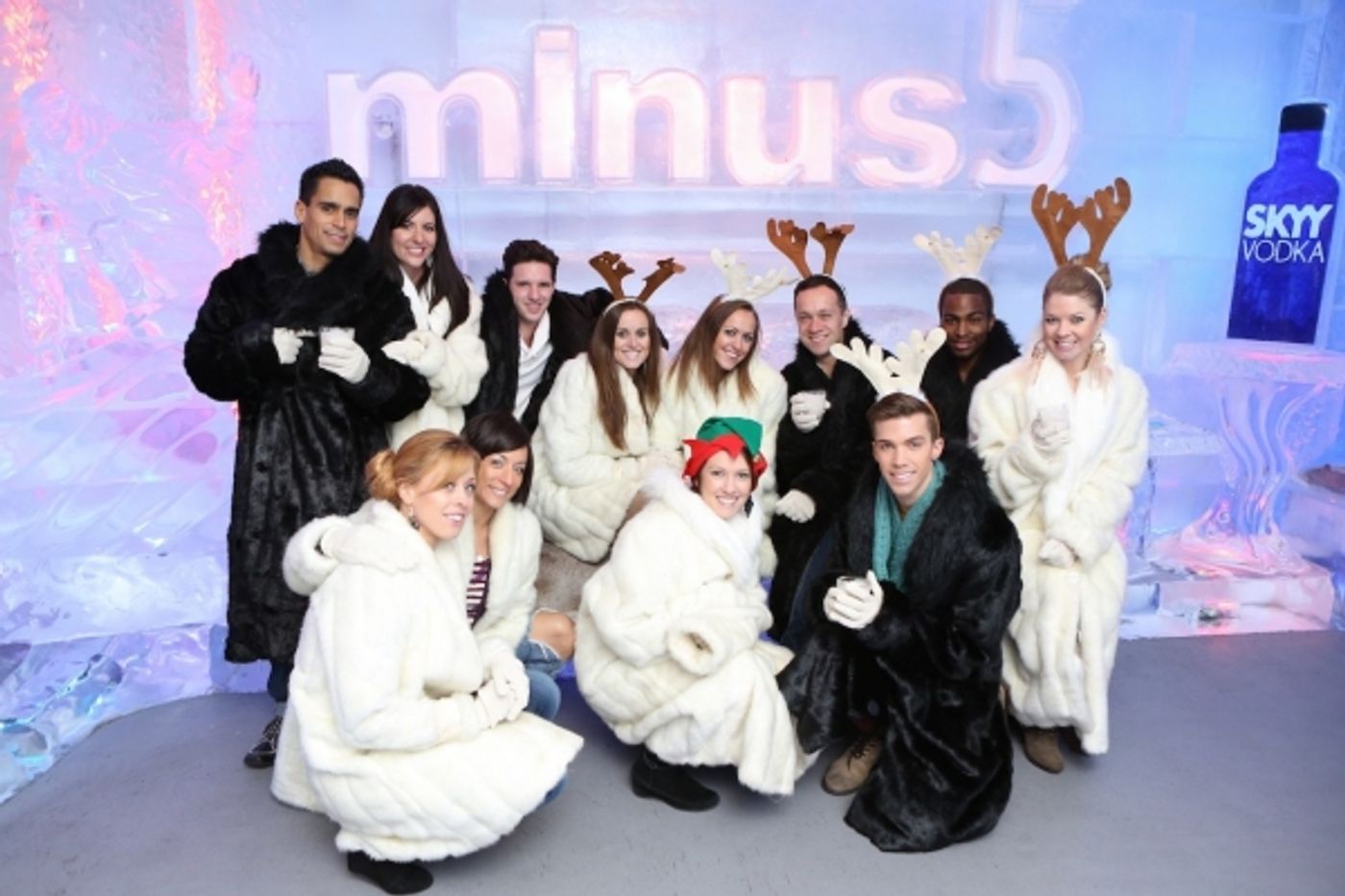 Photo Flash: Carrot Top, Michael Godard and More at Minus5 Ice Bar's Winter Wonderland Experience  Image
