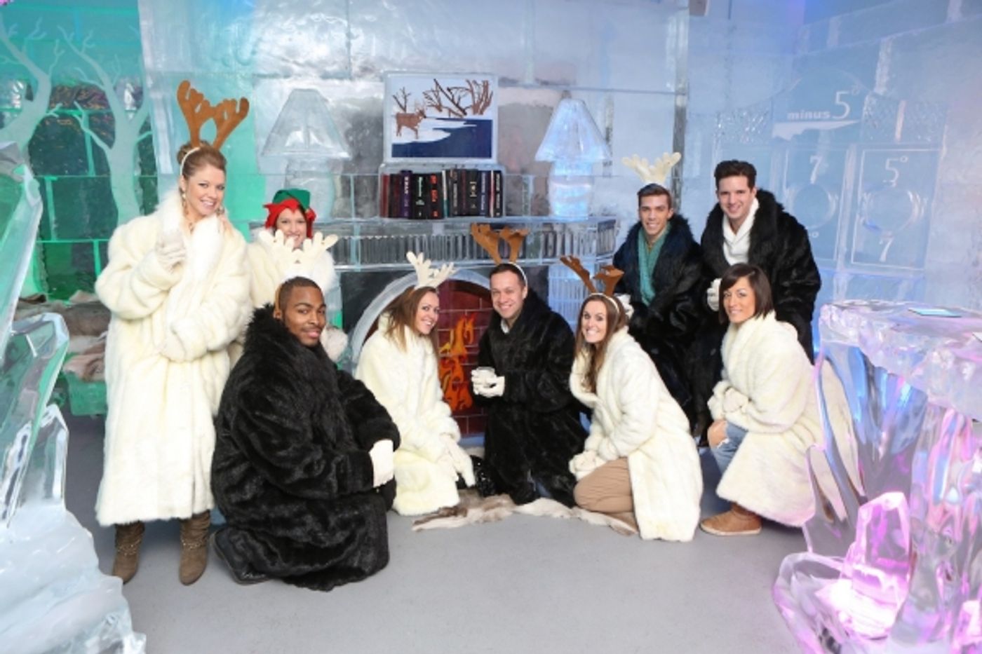 Photo Flash: Carrot Top, Michael Godard and More at Minus5 Ice Bar's Winter Wonderland Experience  Image