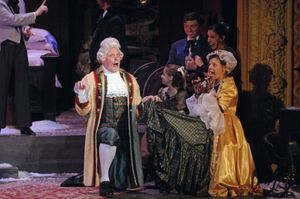 Tim Hartman and Terry Wickline as Mr. and Mrs. Fezziwig and the Cast @ BroadwayWorld Tim Hartman and Terry Wickline as Mr. and Mrs. Fezziwig and the Cast Photo