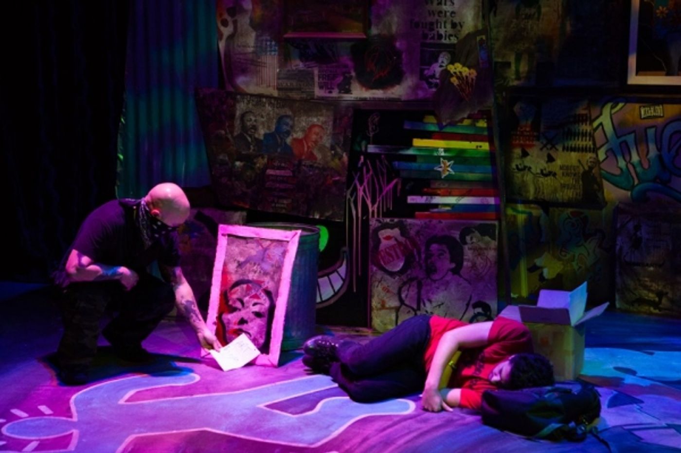 Photo Flash: First Look at Circle Circle dot dot's STREET. ART. PROPHETS. Photo Flash: First Look at Circle Circle dot dot's STREET. ART. PROPHETS. Image