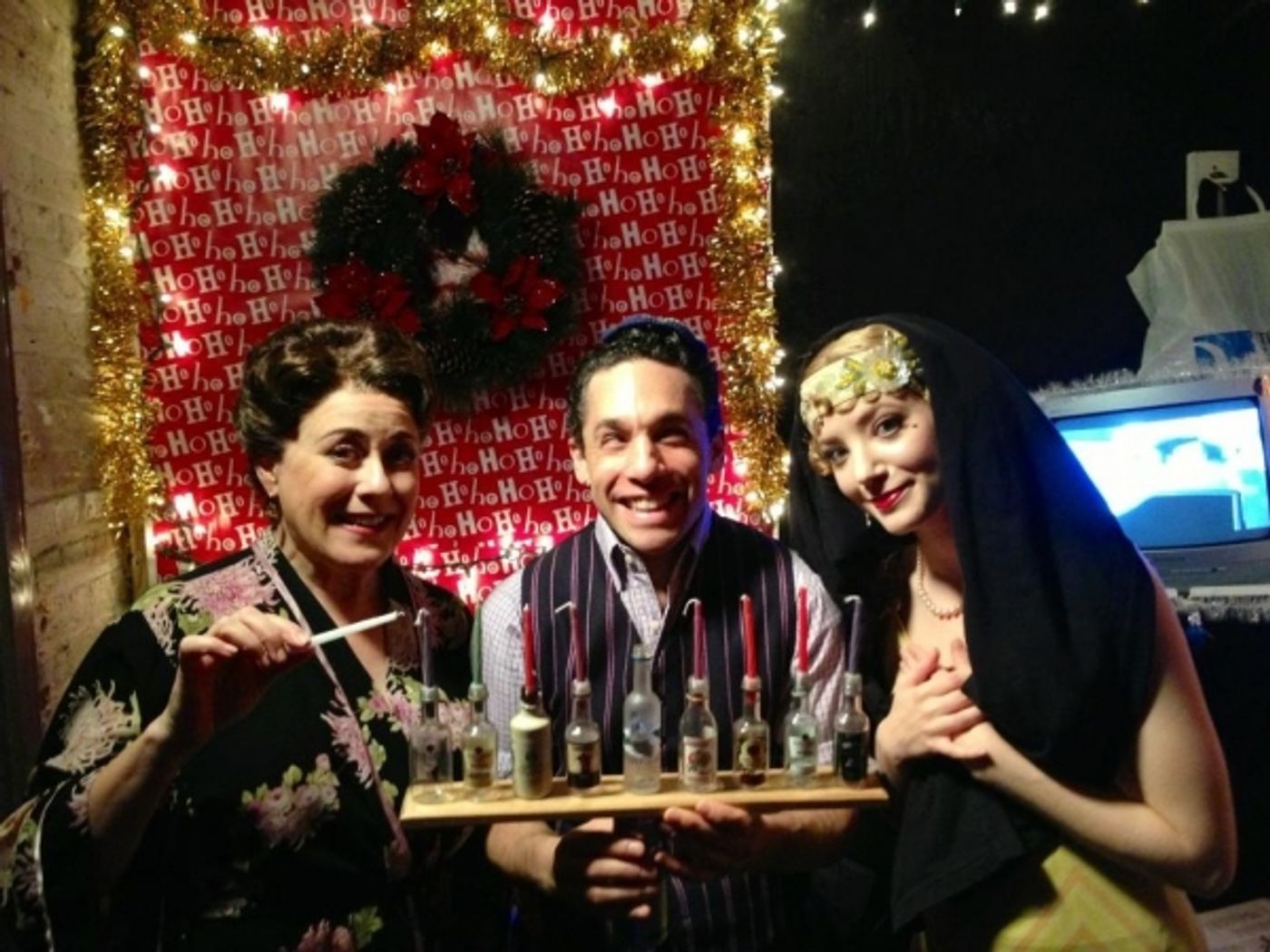 Photo Flash: Saturday Intermission Pics, December 8 - Broadway Does Hanukkah!  Image