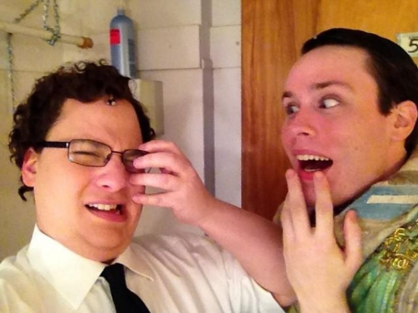 Photo Flash: Saturday Intermission Pics, December 8 - Broadway Does Hanukkah!  Image