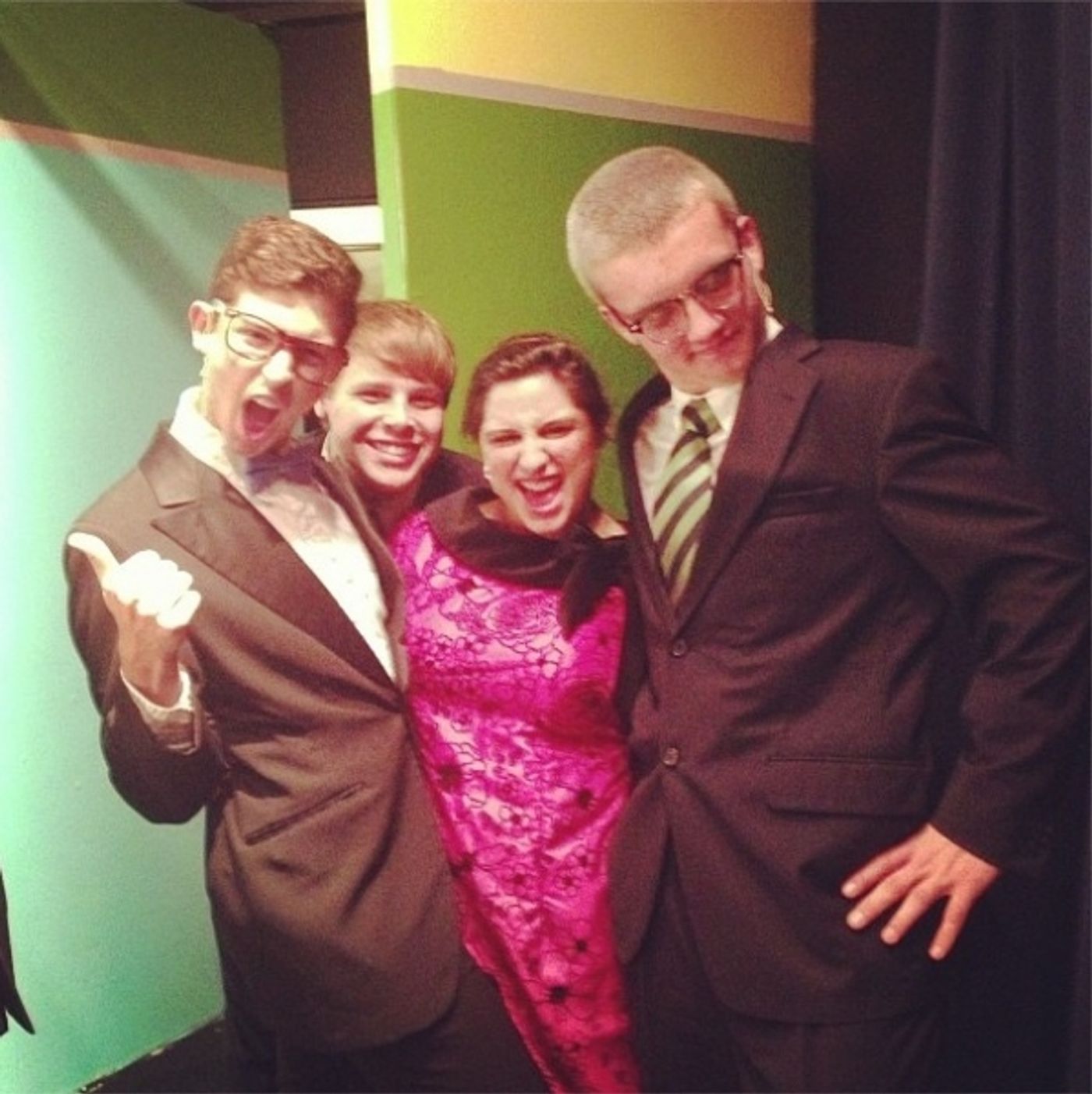 Photo Flash: Saturday Intermission Pics, Dec 8, Part 2 - SCANDALOUS Says Farewell, EVITA's Secret Santa, Elves on Shelves, and More! Photo Flash: Saturday Intermission Pics, Dec 8, Part 2 - SCANDALOUS Says Farewell, EVITA's Secret Santa, Elves on Shelves, and More! Image