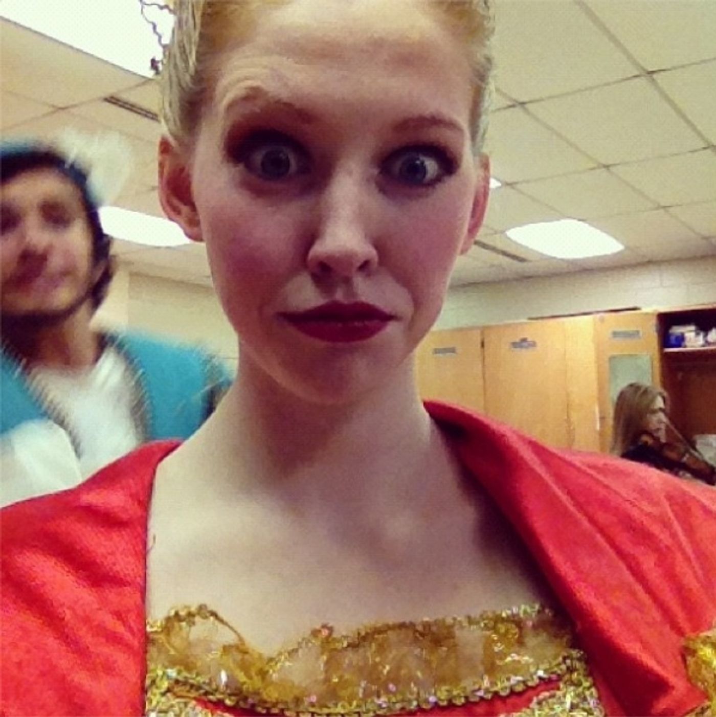 Photo Flash: Saturday Intermission Pics, Dec 8, Part 2 - SCANDALOUS Says Farewell, EVITA's Secret Santa, Elves on Shelves, and More! Photo Flash: Saturday Intermission Pics, Dec 8, Part 2 - SCANDALOUS Says Farewell, EVITA's Secret Santa, Elves on Shelves, and More! Image