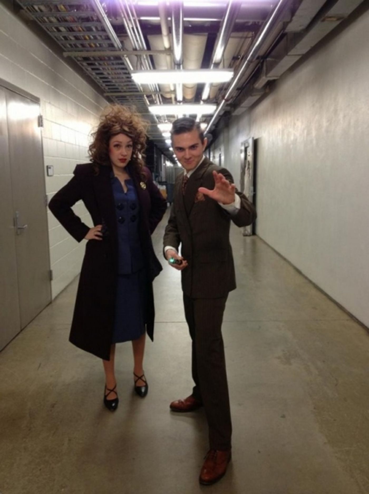 Photo Flash: Saturday Intermission Pics, Dec 8, Part 2 - SCANDALOUS Says Farewell, EVITA's Secret Santa, Elves on Shelves, and More! Photo Flash: Saturday Intermission Pics, Dec 8, Part 2 - SCANDALOUS Says Farewell, EVITA's Secret Santa, Elves on Shelves, and More! Image