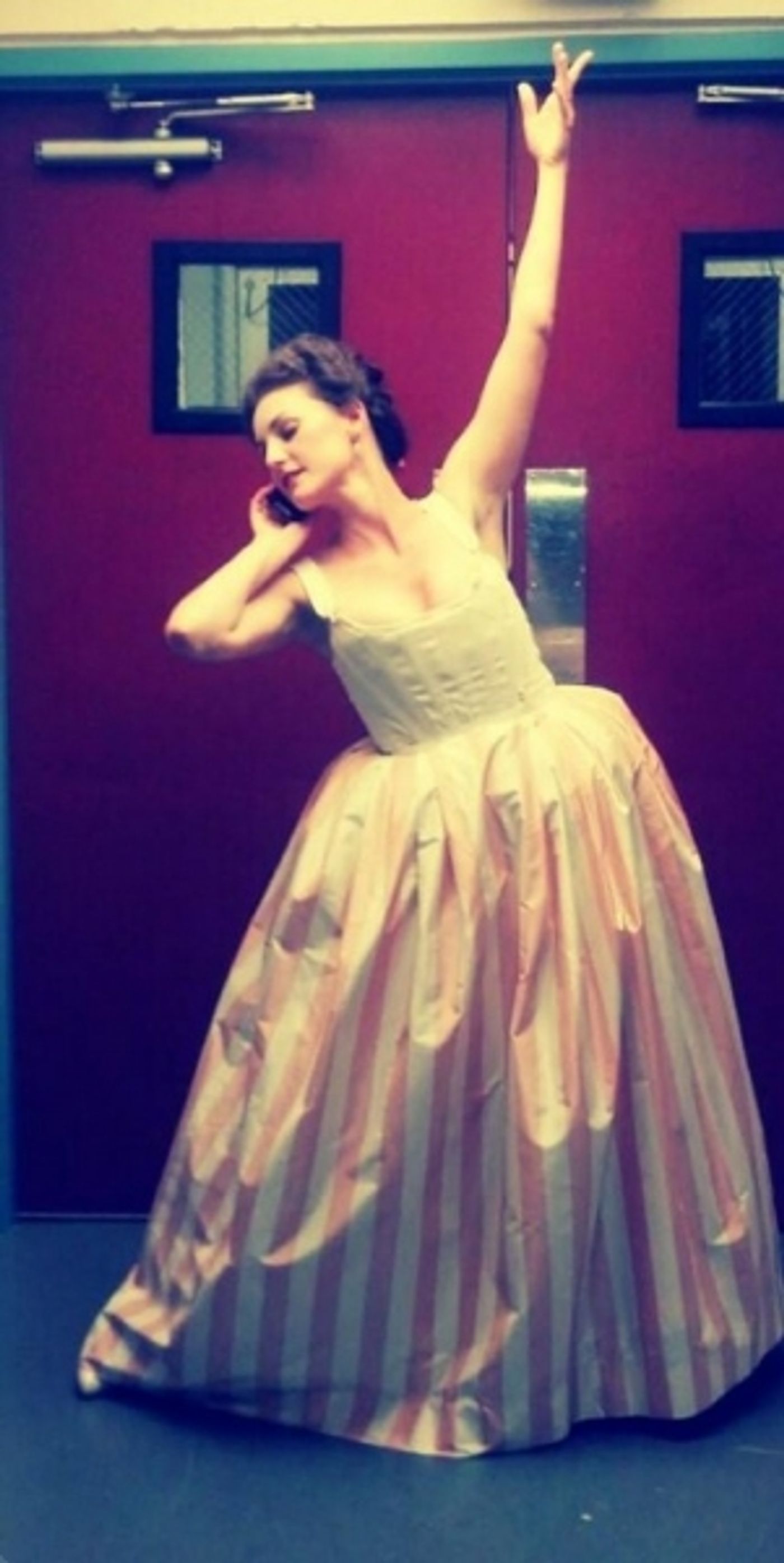 Photo Flash: Saturday Intermission Pics, Dec 8, Part 2 - SCANDALOUS Says Farewell, EVITA's Secret Santa, Elves on Shelves, and More! Photo Flash: Saturday Intermission Pics, Dec 8, Part 2 - SCANDALOUS Says Farewell, EVITA's Secret Santa, Elves on Shelves, and More! Image