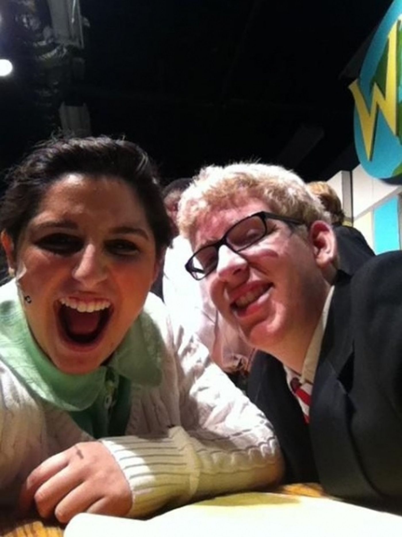 Photo Flash: Saturday Intermission Pics, Dec 8, Part 2 - SCANDALOUS Says Farewell, EVITA's Secret Santa, Elves on Shelves, and More! Photo Flash: Saturday Intermission Pics, Dec 8, Part 2 - SCANDALOUS Says Farewell, EVITA's Secret Santa, Elves on Shelves, and More! Image