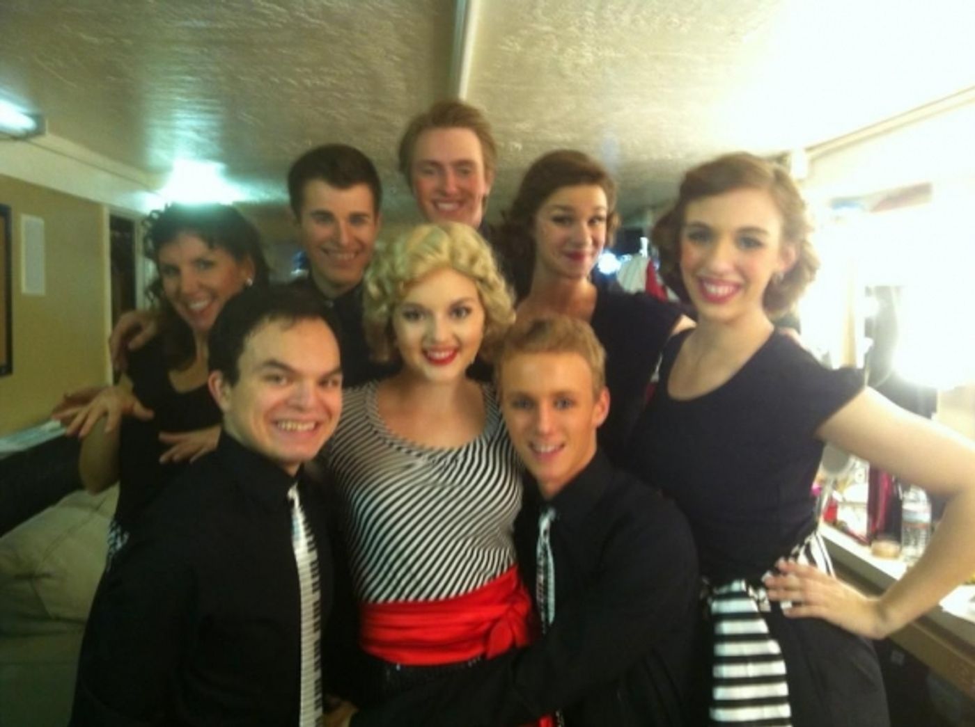 Photo Flash: Saturday Intermission Pics, Dec 8, Part 2 - SCANDALOUS Says Farewell, EVITA's Secret Santa, Elves on Shelves, and More! Photo Flash: Saturday Intermission Pics, Dec 8, Part 2 - SCANDALOUS Says Farewell, EVITA's Secret Santa, Elves on Shelves, and More! Image