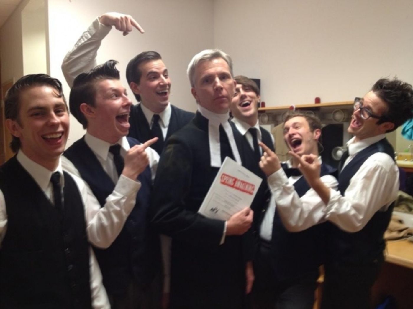 Photo Flash: Saturday Intermission Pics, Dec 8, Part 2 - SCANDALOUS Says Farewell, EVITA's Secret Santa, Elves on Shelves, and More! Photo Flash: Saturday Intermission Pics, Dec 8, Part 2 - SCANDALOUS Says Farewell, EVITA's Secret Santa, Elves on Shelves, and More! Image