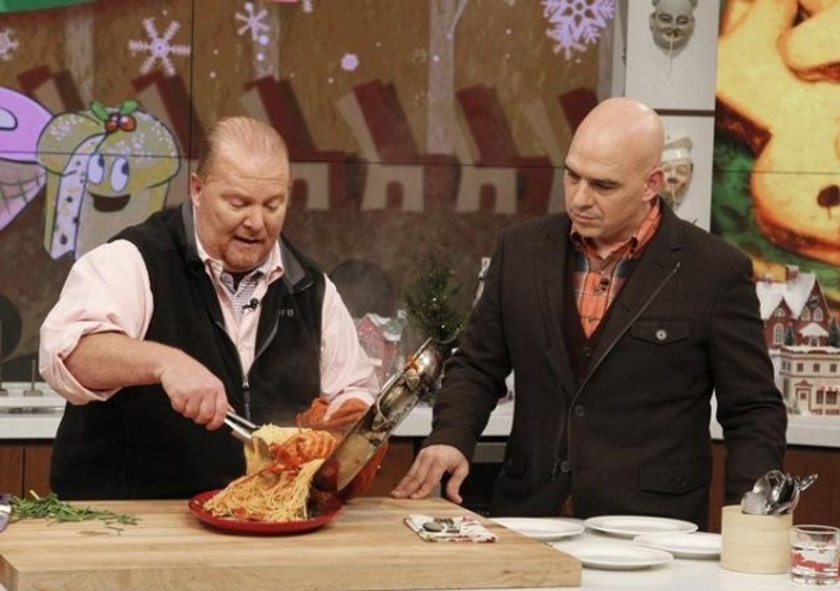 MARIO BATALI, MICHAEL SYMON  at 