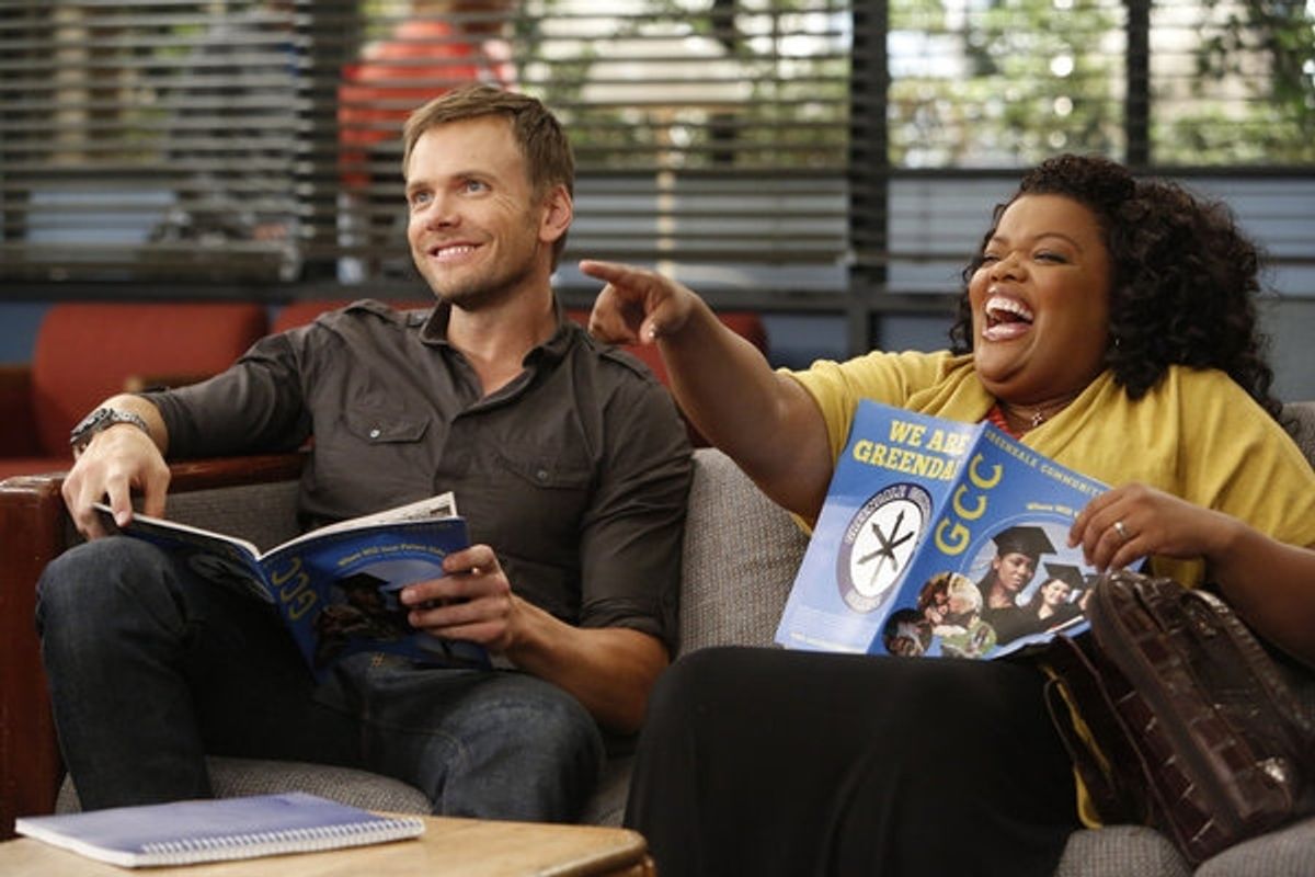 Joel McHale, Yvette Nicole Brown at 
