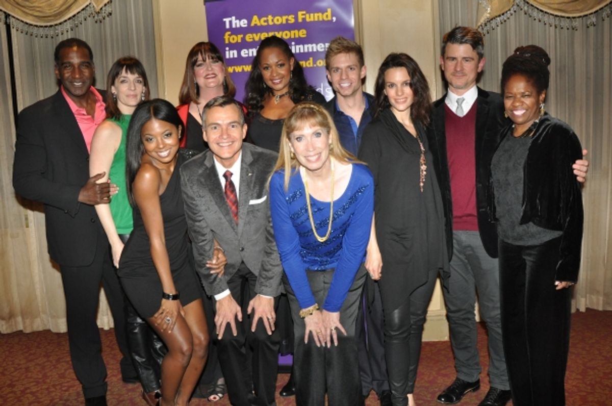 Norm Lewis, Julia Murney, Adrienne Warren, Ann Hampton Callaway, William Schermerhorn, Latayne Hall, Hunter Ryan Herdlicka, Carolyn Leonhart, Randy Redd and Catherine Russell at 