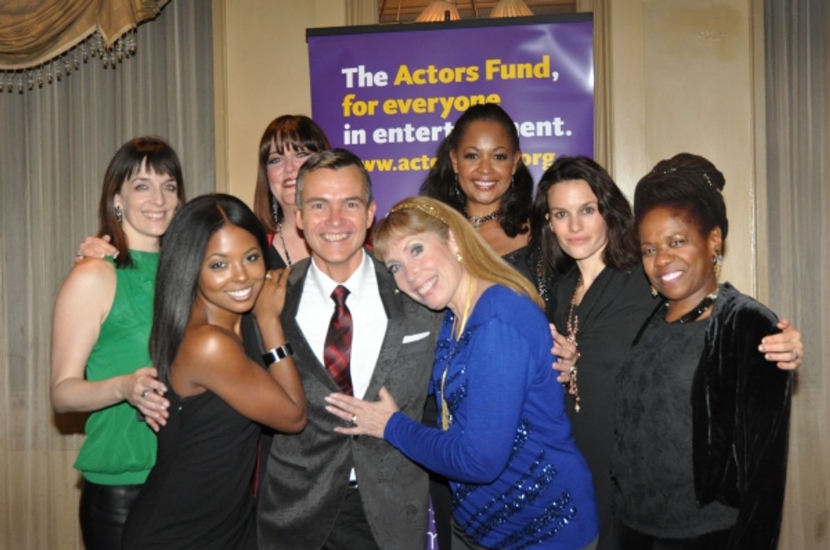 Julia Murney Adrienne Warren, Ann Hampton Callaway, William Schermerhorn, Alix Korey, Latayne Hall, Carolyn Leonhart and Catherine Russell at 