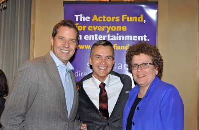 Steven Reineke, William Schermerhorn and Judith Clurman Photo