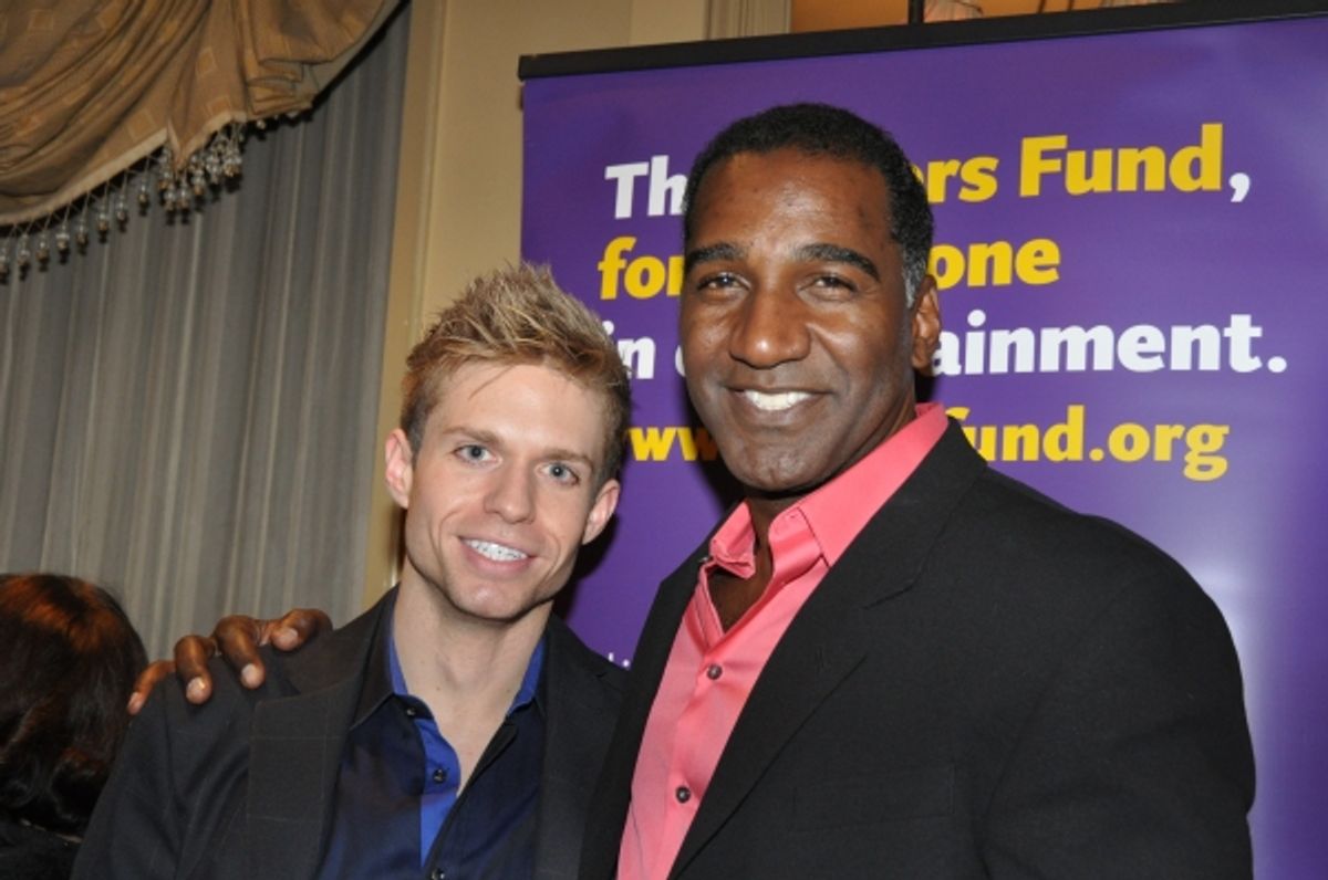Hunter Ryan Herdlicka and Norm Lewis at 