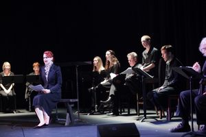 Sarah Litzsinger (Broadway’s Beauty and the Beast, Marilyn, An American Fable, Oliver!) as Betty Cratchit / Mercy Pecksniff / Cissy Jupe, Amanda McBroom (international performances as a singer; Golden Globe Award-winner for her song “The Rose @ BroadwayWorld Sarah Litzsinger (Broadway’s Beauty and the Beast, Marilyn, An Ameri Photo