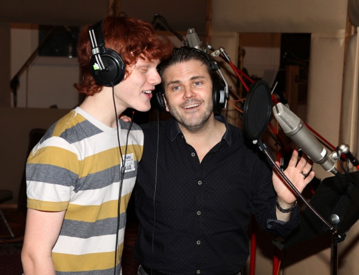 Photo Coverage: In the Recording Studio with the Cast of THE MYSTERY OF EDWIN DROOD!  Image