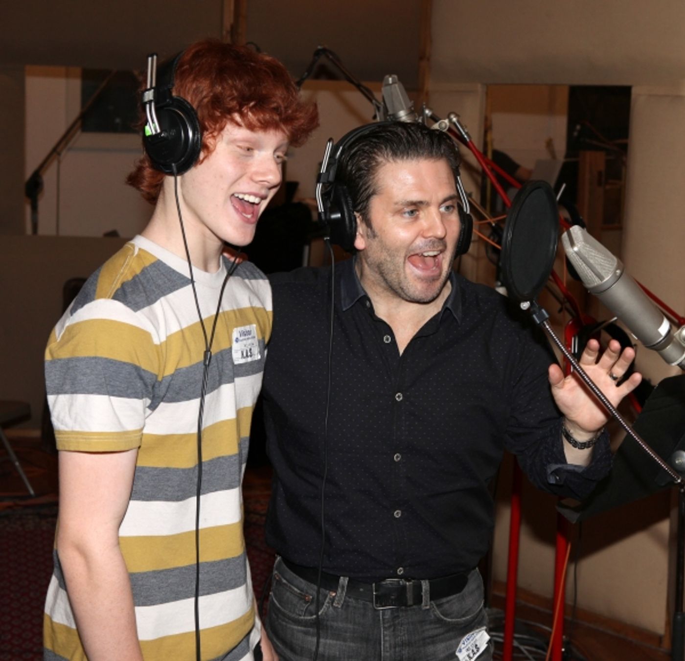 Photo Coverage: In the Recording Studio with the Cast of THE MYSTERY OF EDWIN DROOD!  Image
