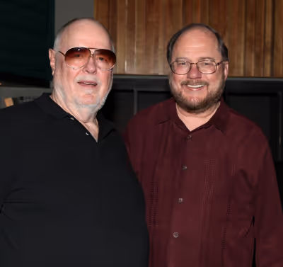 Paul Gemignani & Rupert Holmes  Photo