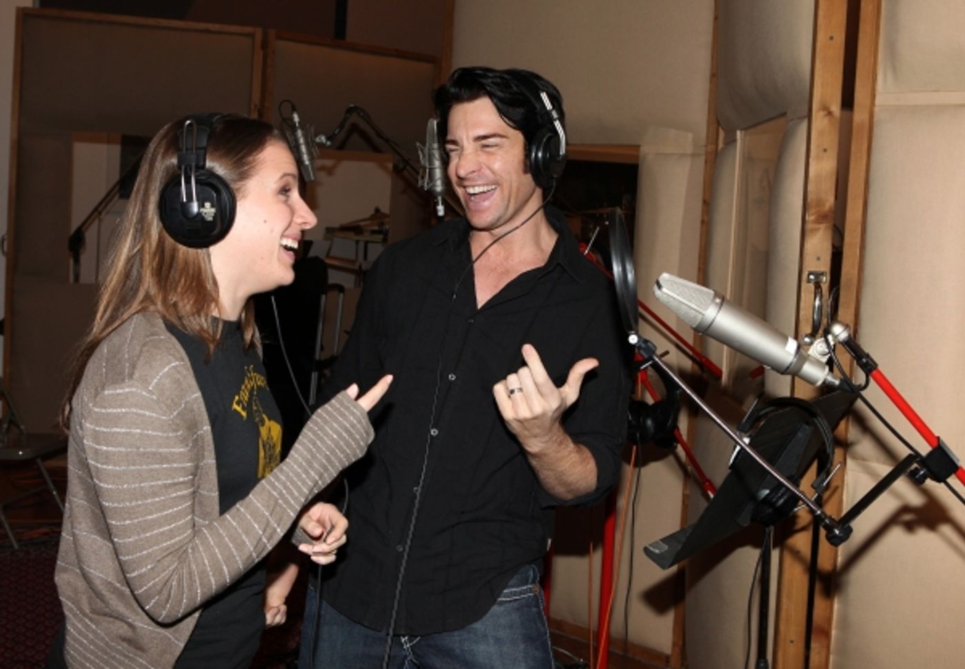 Photo Coverage: In the Recording Studio with the Cast of THE MYSTERY OF EDWIN DROOD!  Image