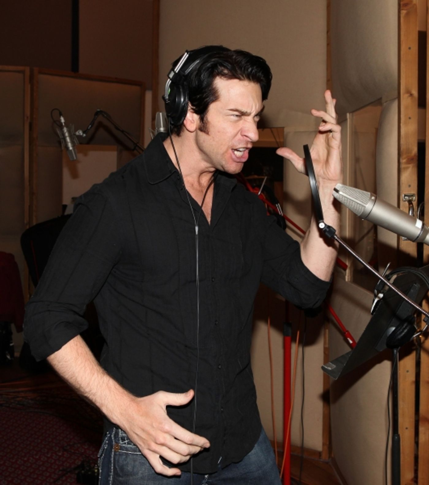 Photo Coverage: In the Recording Studio with the Cast of THE MYSTERY OF EDWIN DROOD!  Image