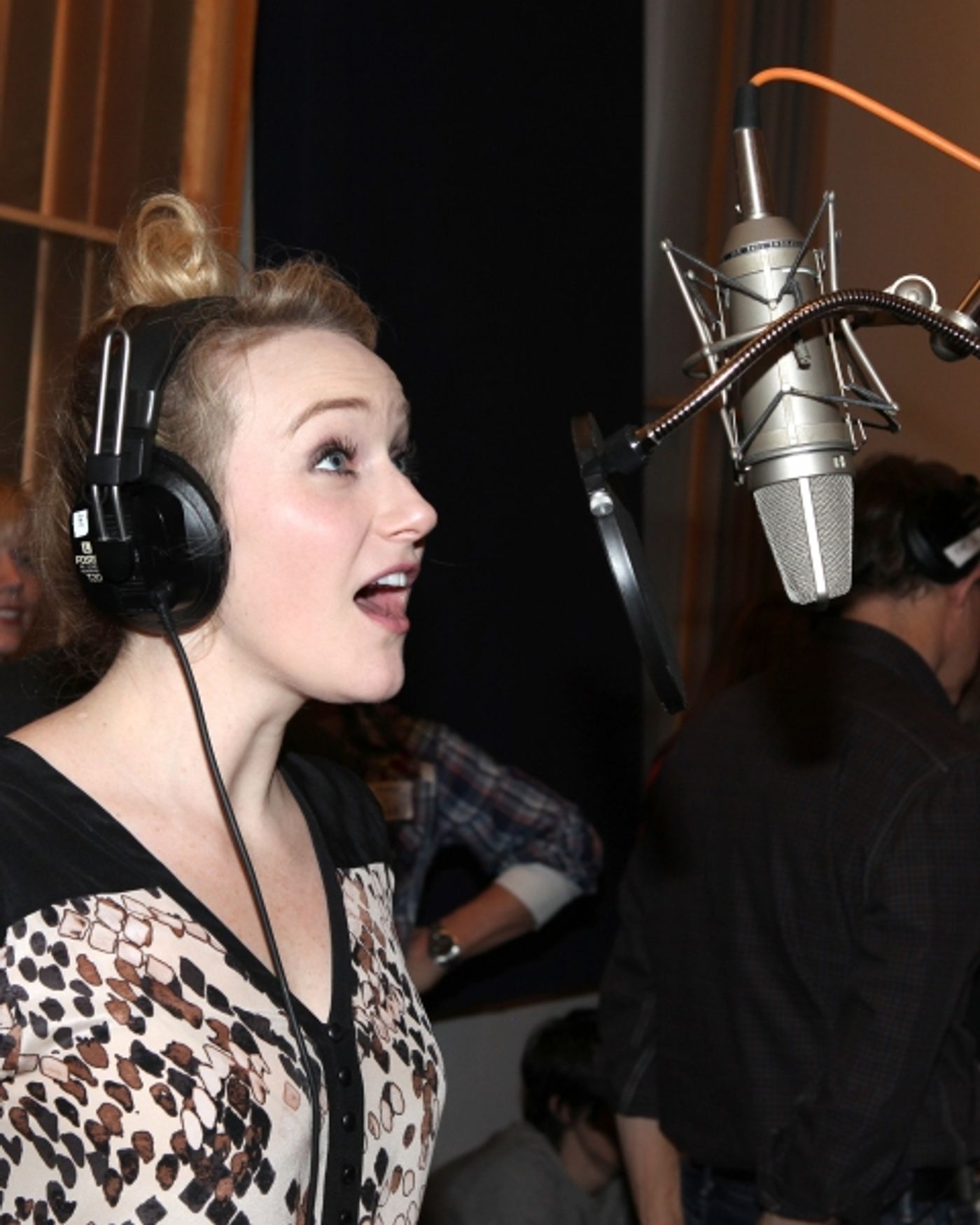 Photo Coverage: In the Recording Studio with the Cast of THE MYSTERY OF EDWIN DROOD!  Image