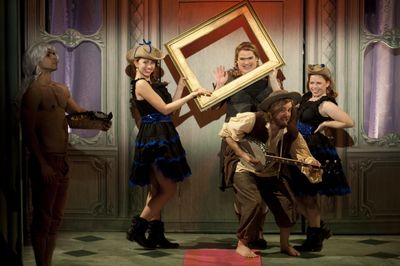Alex Coelho, Whitney Conkling, Bonnie Milligan, Matthew Cox, and Jennifer McCormick Photo