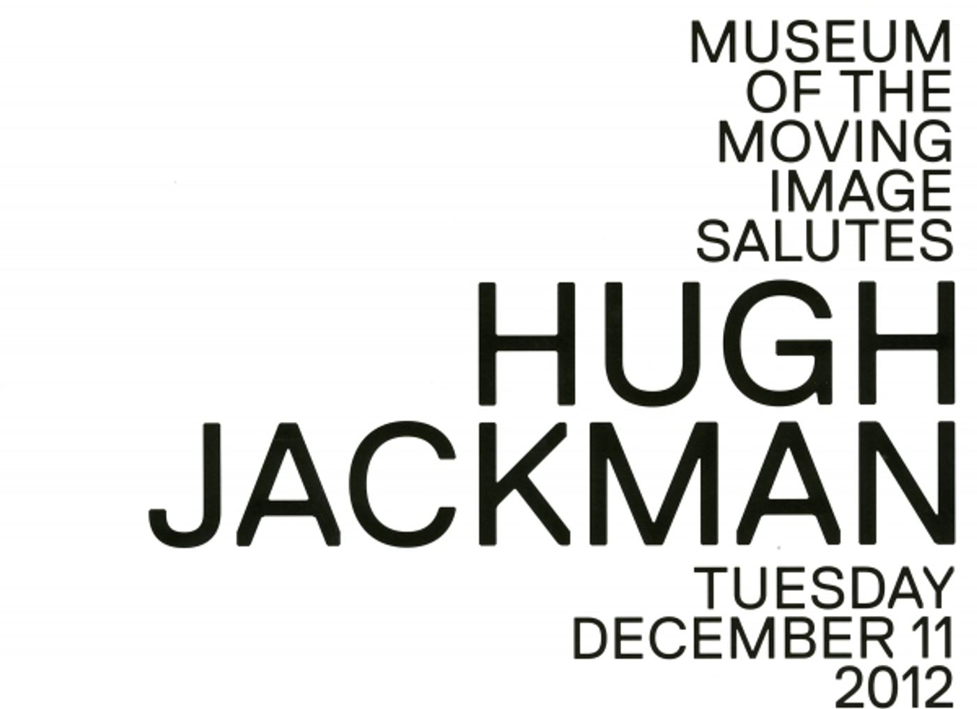 Photo Coverage: LES MIS Cast Celebrates Hugh Jackman at Museum of the Moving Image Salute  Image