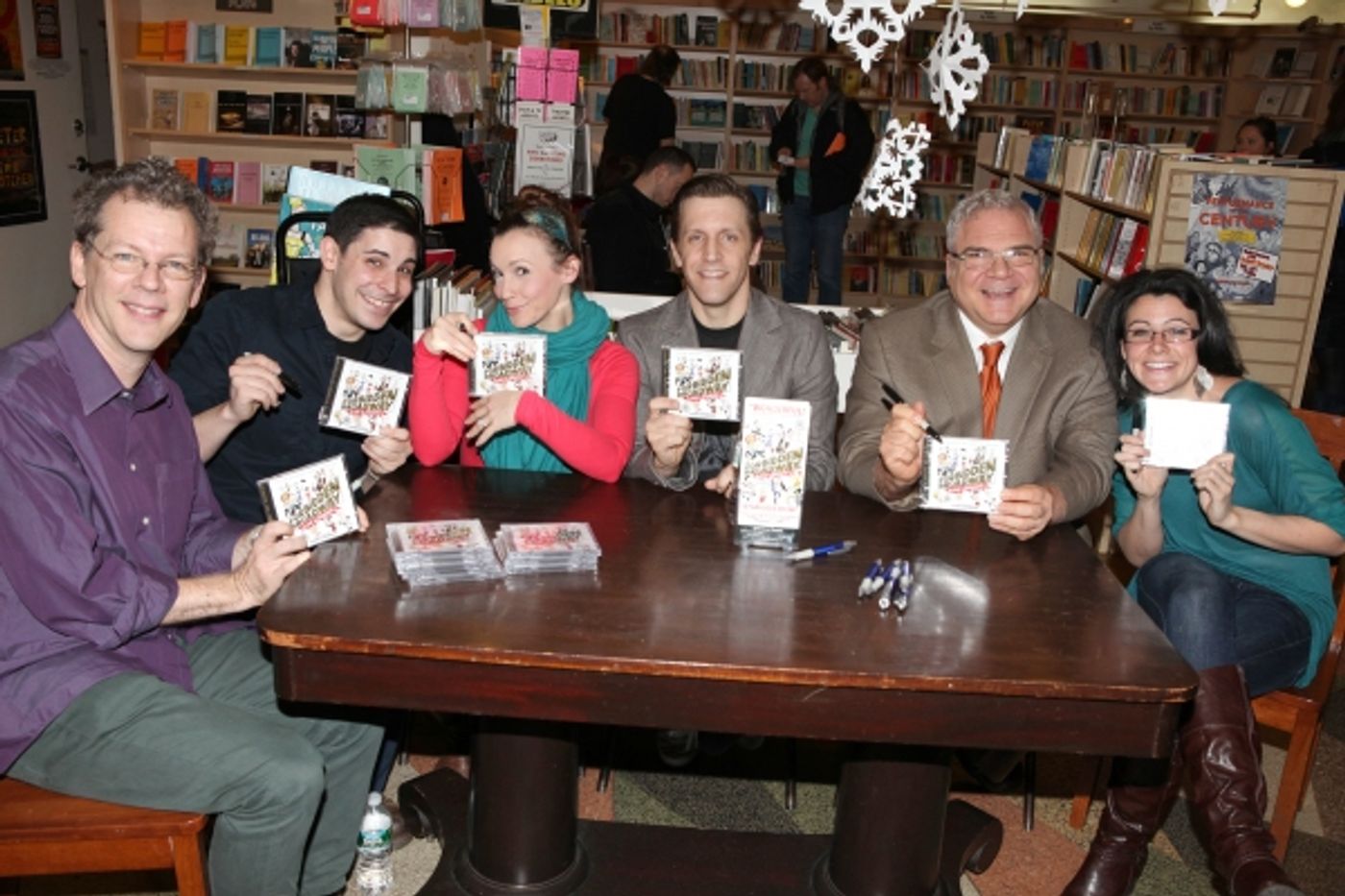 Photo Coverage: FORBIDDEN BROADWAY Cast Signs Albums at Drama Book Shop  Image