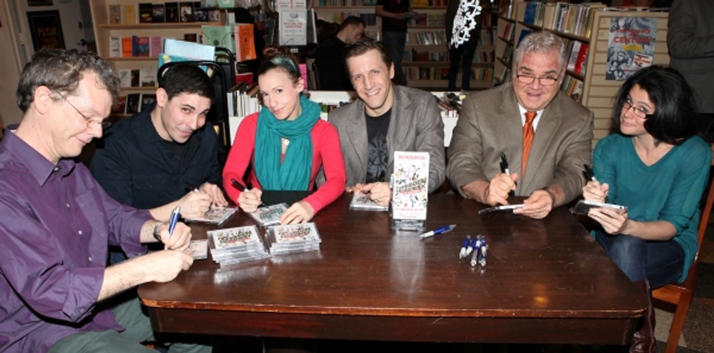 Photo Coverage: FORBIDDEN BROADWAY Cast Signs Albums at Drama Book Shop  Image