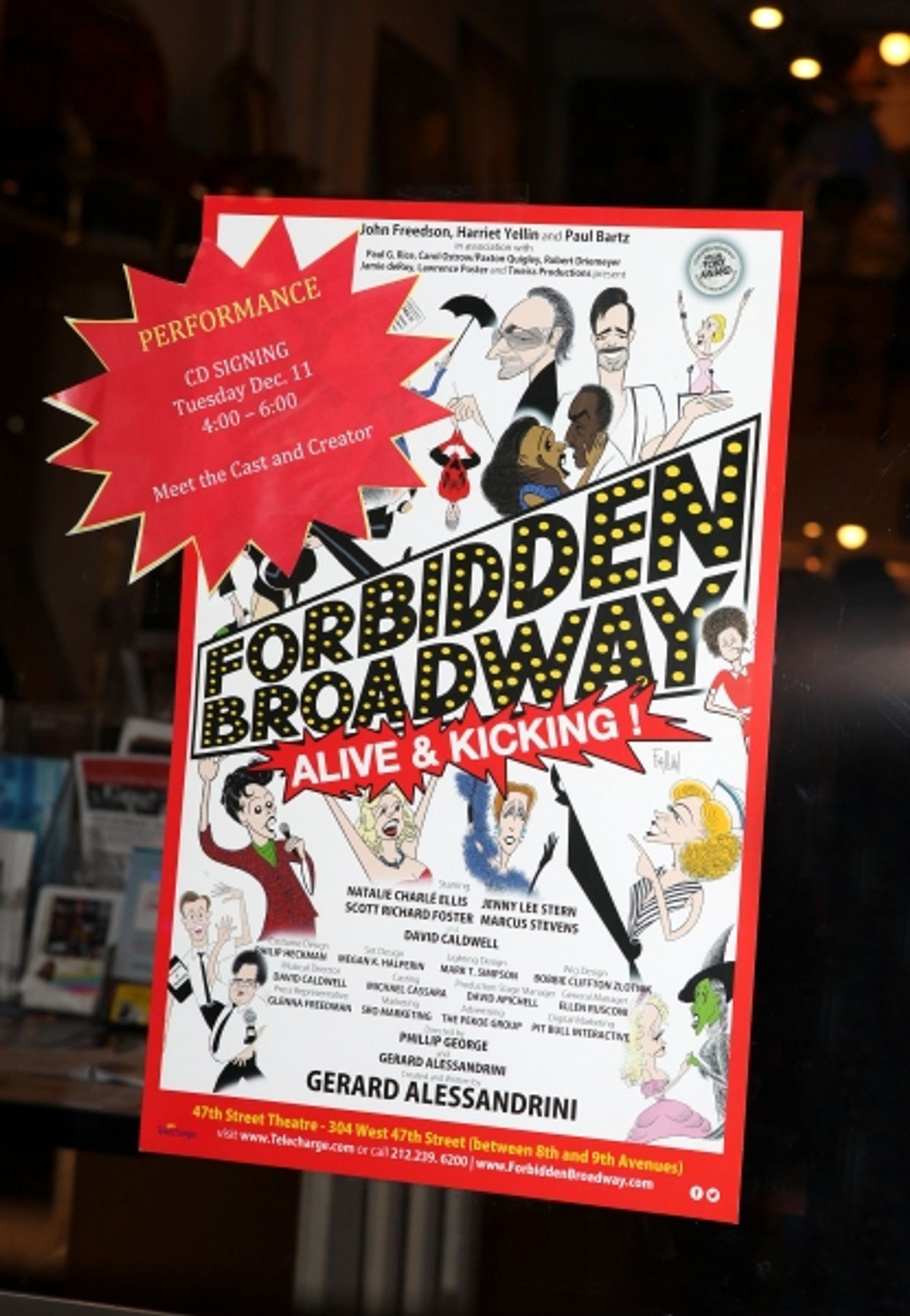 Photo Coverage: FORBIDDEN BROADWAY Cast Signs Albums at Drama Book Shop  Image