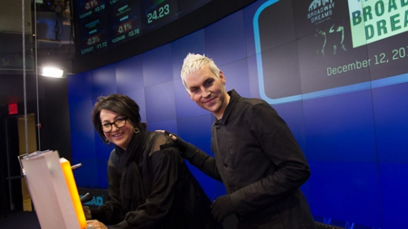 Photo Flash: Tony Vincent & Broadway Dream Foundation Ring NASDAQ Bell  Image