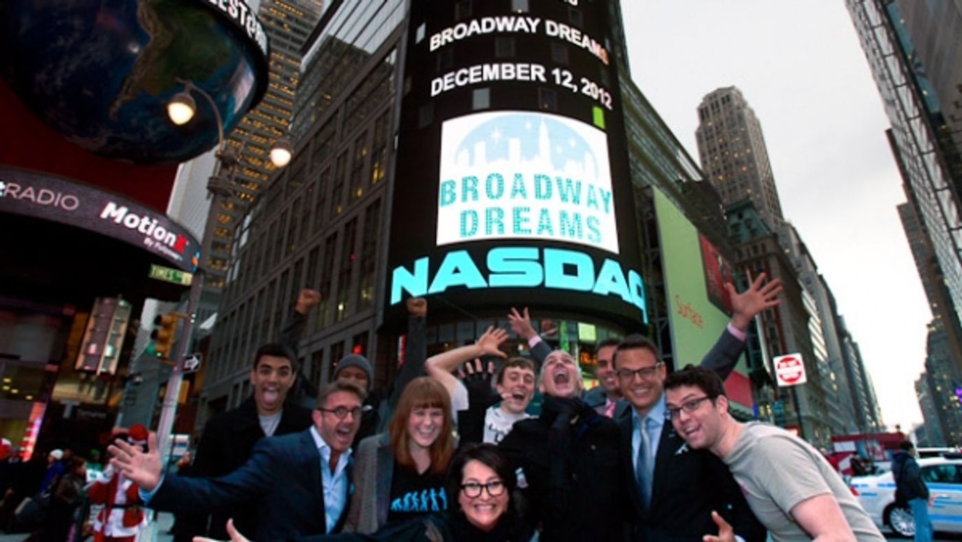 Photo Flash: Tony Vincent & Broadway Dream Foundation Ring NASDAQ Bell  Image