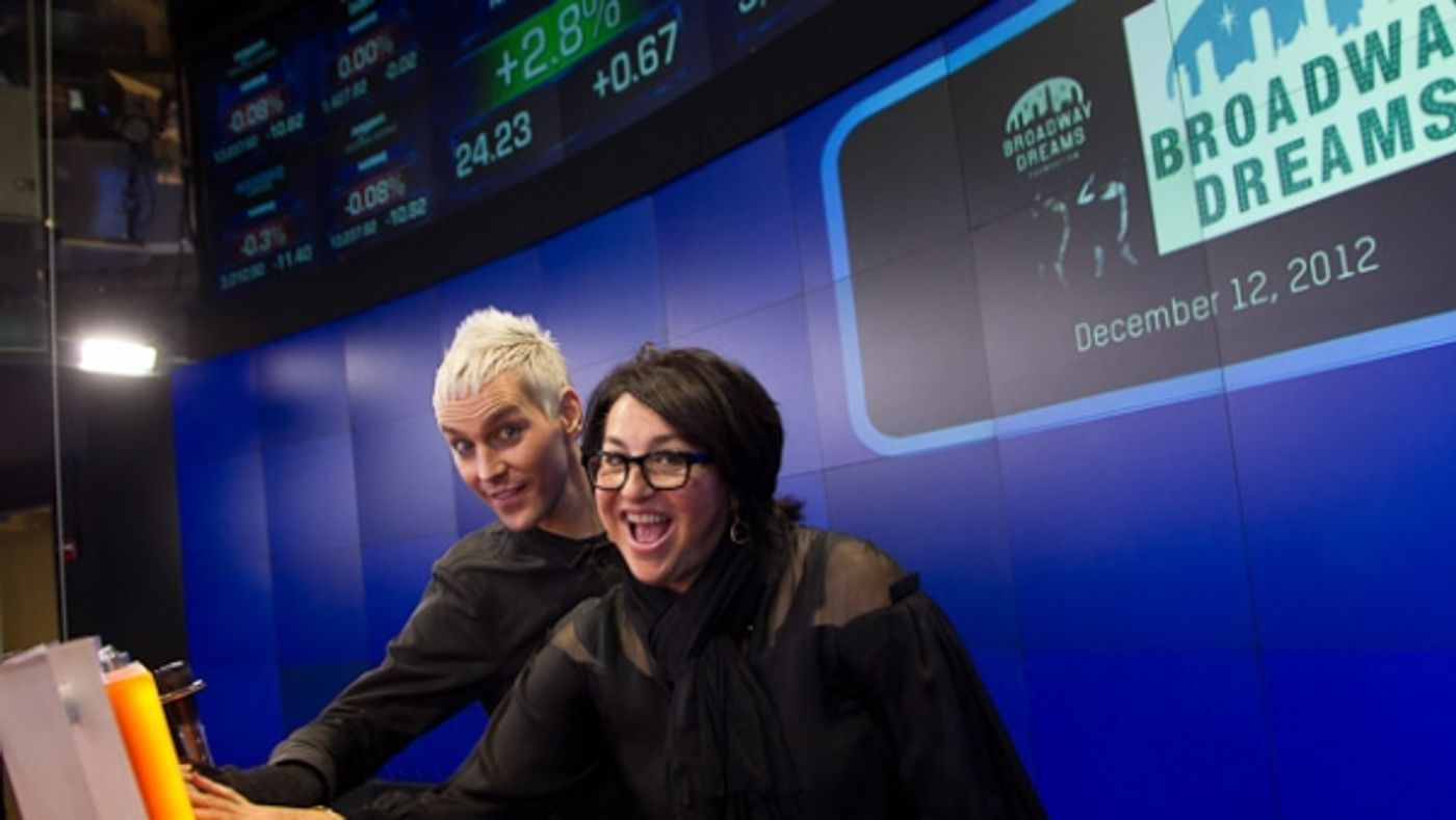 Photo Flash: Tony Vincent & Broadway Dream Foundation Ring NASDAQ Bell  Image