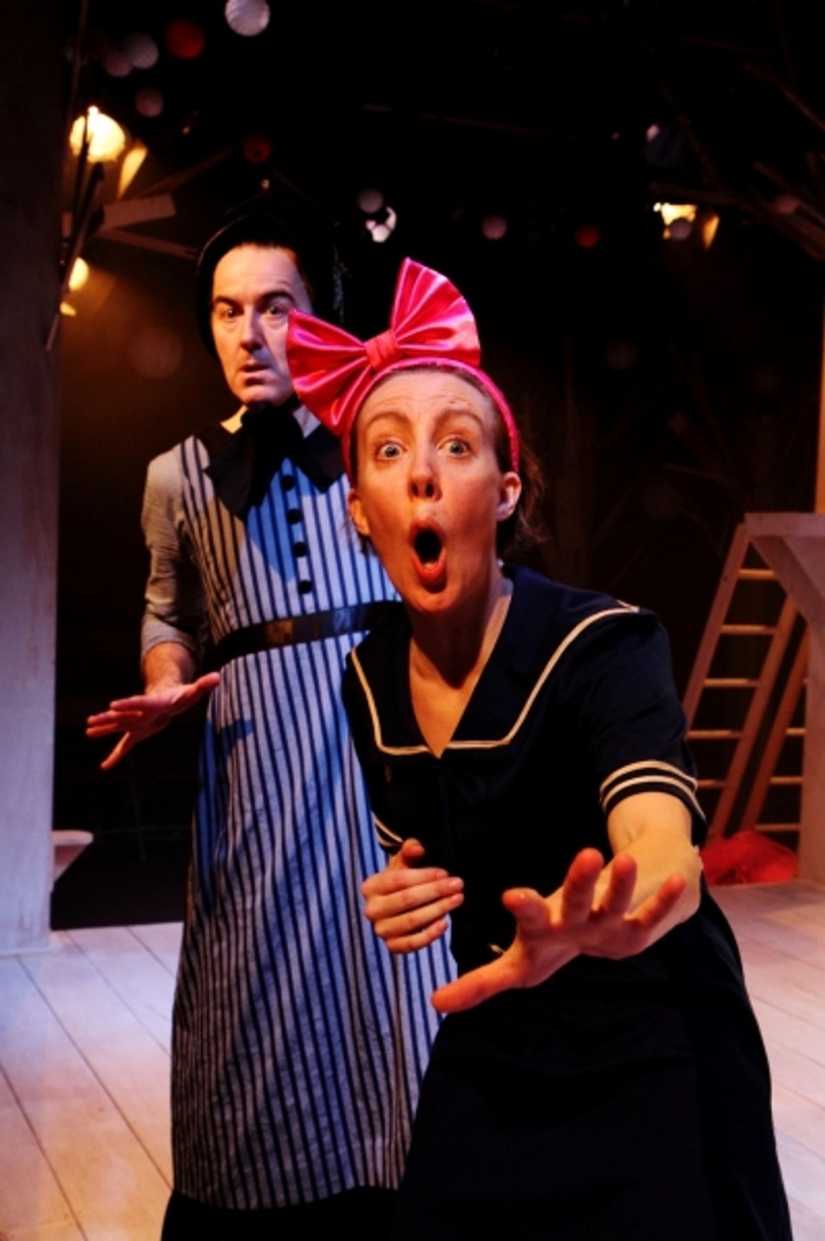 Craig Edwards (Step Mother) and Lucy Tuck (Step Sister)  at 