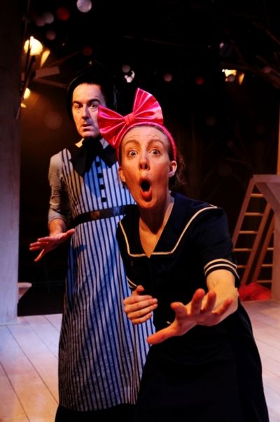 Craig Edwards (Step Mother) and Lucy Tuck (Step Sister)  Photo