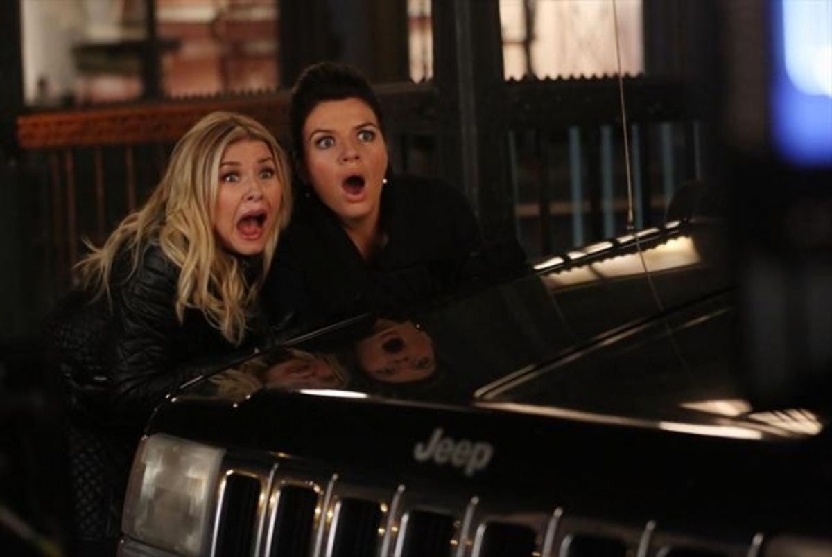 ELISHA CUTHBERT, CASEY WILSON at 