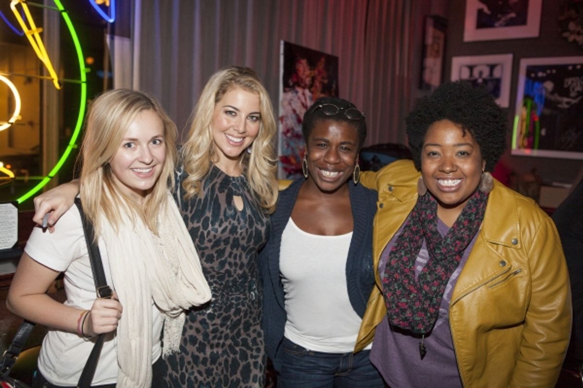 Julia Mattison, Morgan James, Uzo Aduba and Celisse Henderson at 