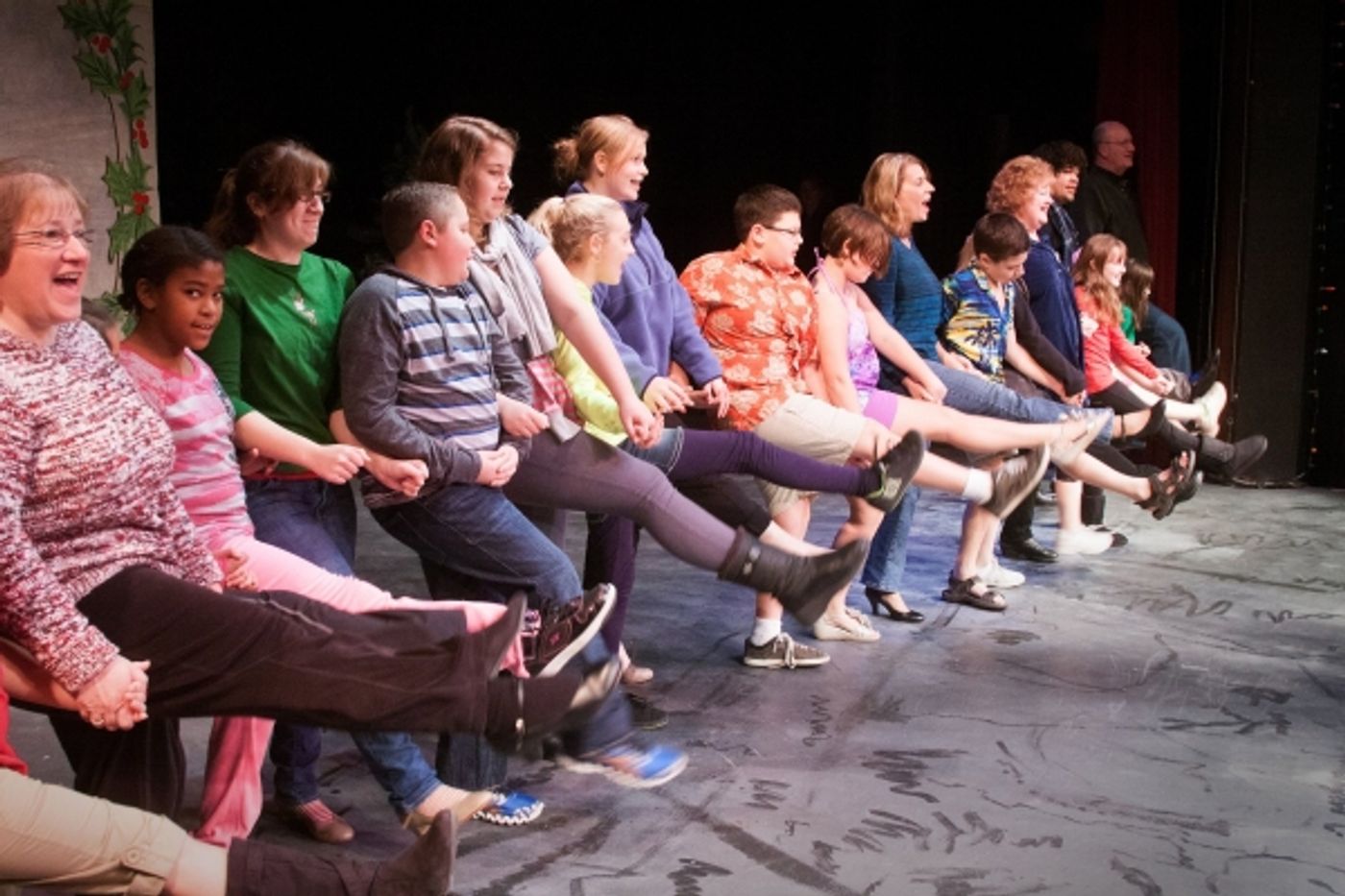 Photo Flash: Sneak Peek at Rehearsals for A MUSICAL CHRISTMAS CARD  Image